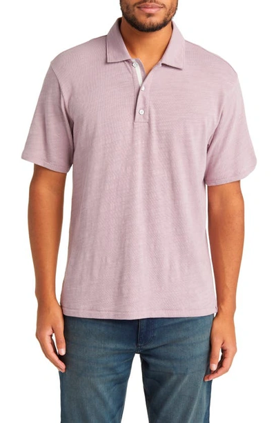 Shop Rag & Bone Classic Flame Polo In Berry Pink