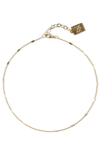 Shop Miranda Frye Windsor Chain Anklet In Gold