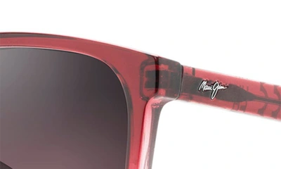 Shop Maui Jim Good Fun 57mm Polarizedplus2® Butterfly Sunglasses In Pink