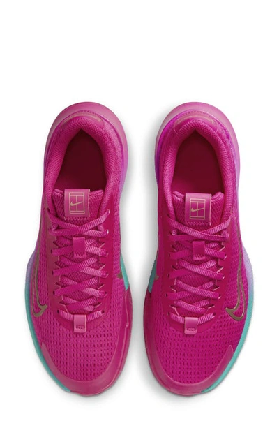 Nike Court Vapor Lite 2 Hard Court Tennis Shoe In Fire Berry/ Pink/ Bronze  | ModeSens