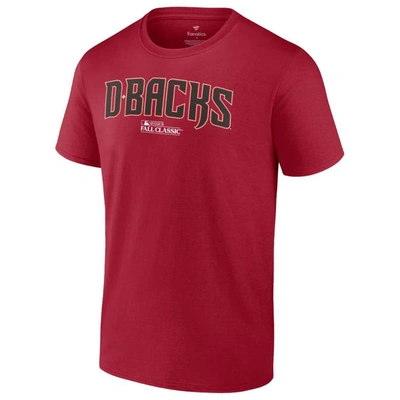 Shop Fanatics Branded Ketel Marte Red Arizona Diamondbacks 2023 World Series Name & Number T-shirt In Cardinal