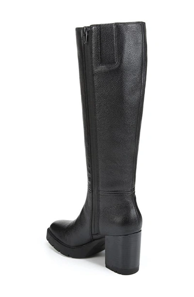 Shop Naturalizer Willow Water Resistant Knee High Platform Boot In Black Leather