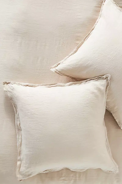 Shop Anthropologie Washed Linen Euro Sham