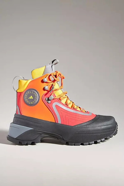 Shop Adidas By Stella Mccartney Terrex Hiking Boots In Red