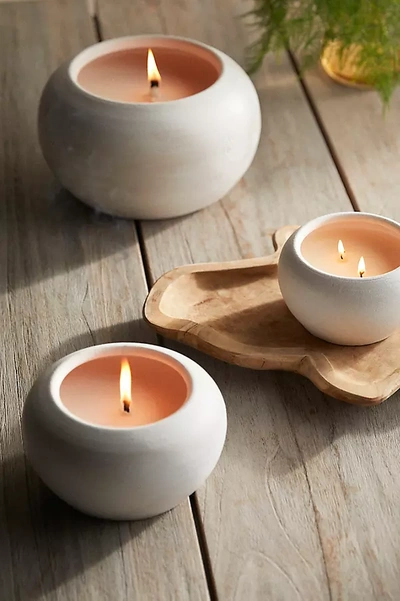 Shop Terrain Ceramic Bowl Candle, Citronella + Cucumber