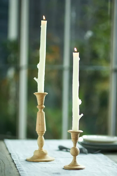 Shop Terrain Cedar Stick Candles Set Of 2, 12"