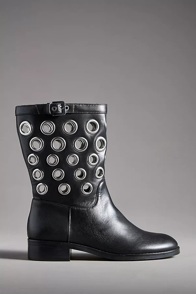 Shop Cecelia New York Readd Moto Boots In Black