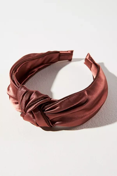 Shop By Anthropologie Everly Knot Headband In Brown