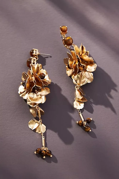 Shop By Anthropologie Blossom Drop Earrings In Gold