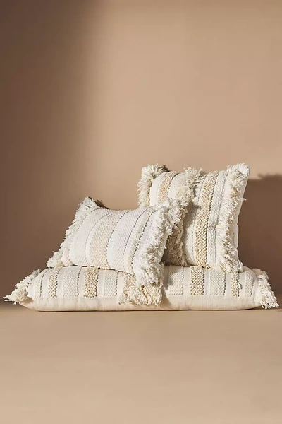 Shop Anthropologie Textured Indira Pillow