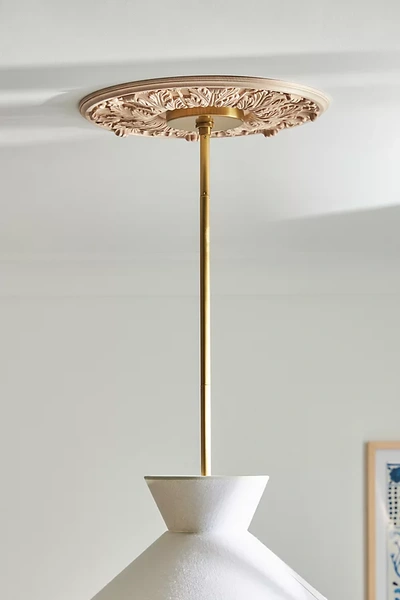 Ekena Millwork Florentine Ceiling Medallion In Beige