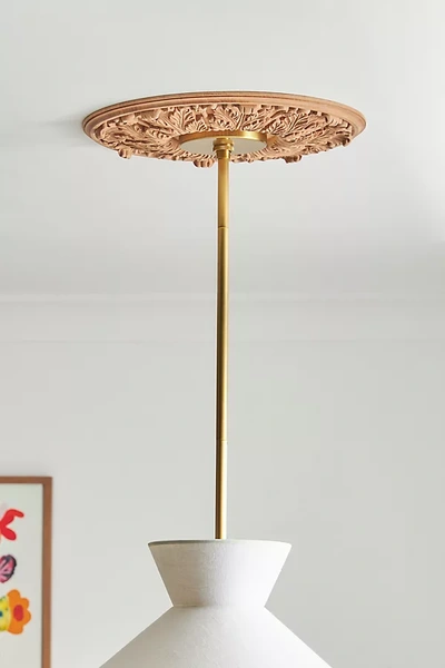 Ekena Millwork Florentine Ceiling Medallion In Beige