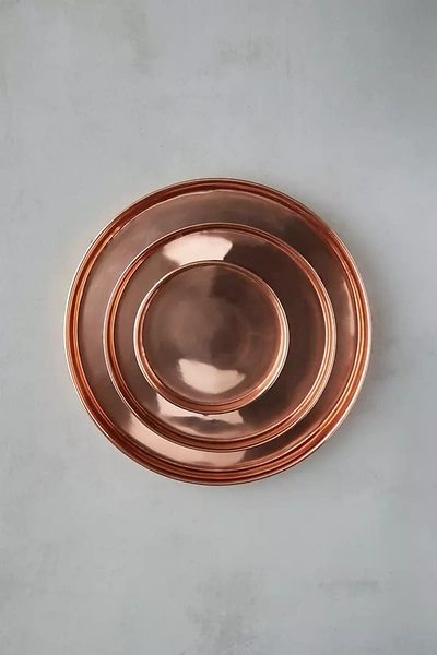 Shop Terrain Habit + Form Solid Copper Circle Tray