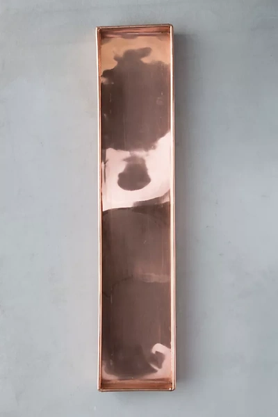 Terrain Solid Copper Rectangle Tray