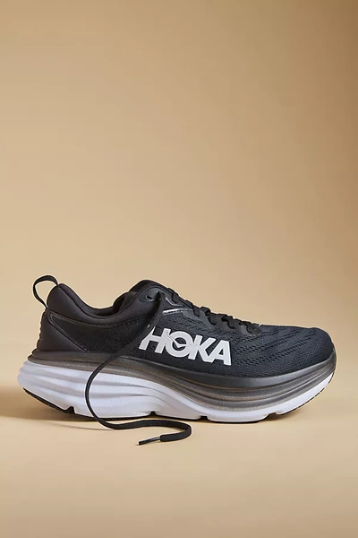 Shop Hoka Bondi 8 Sneakers In Black