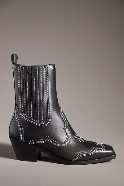 Shop Loeffler Randall Agnes Boots In Black