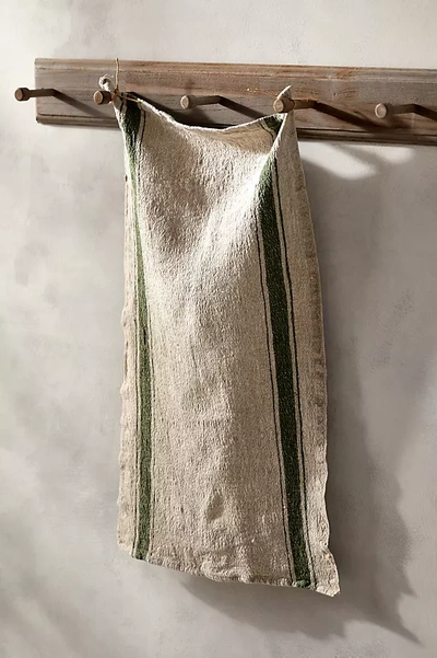 Shop Terrain Lithuanian Linen Dish Towel, Stripe