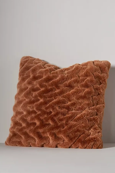 Shop Anthropologie Luxe Faux Fur Pillow