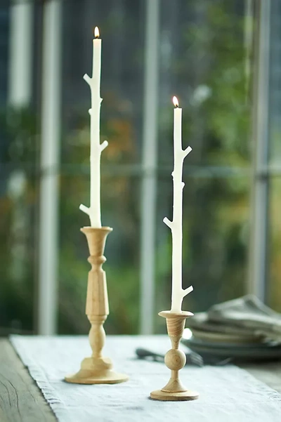 Shop Terrain,15 Needs Inches Mark In Display Name Maple Stick Candles Set Of 2, 15 In White