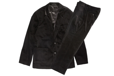 Pre-owned Supreme Velvet Suit Black