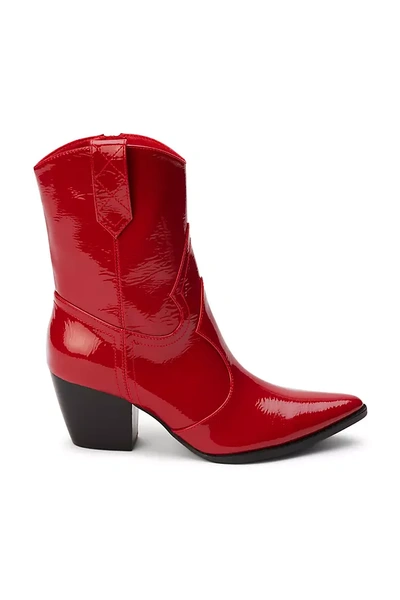 Shop Matisse Bambi Western Boots In Red