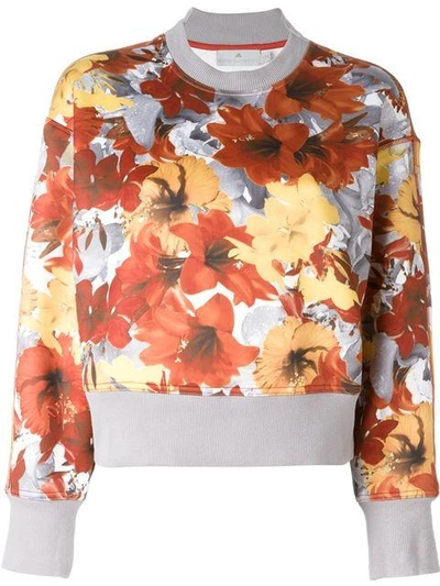 Shop Adidas Originals 'run Blossom' Sweatshirt