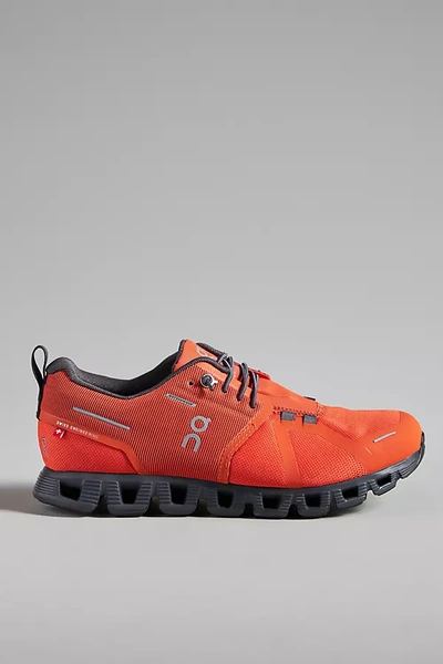Shop On Cloud 5 Waterproof Sneakers In Orange