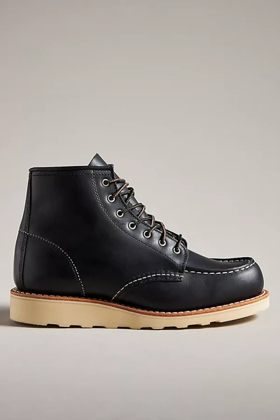 Shop Red Wing Classic Moc Boots In Black