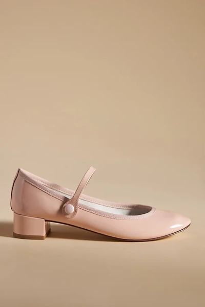 Shop Repetto Mary Jane Heels In Pink