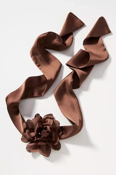 Shop By Anthropologie Rosette Choker Necklace In Brown