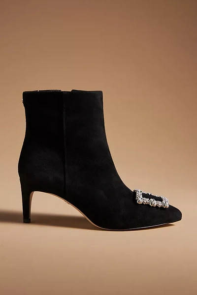 Shop Sam Edelman Ulissa Kitten-heel Boots In Black