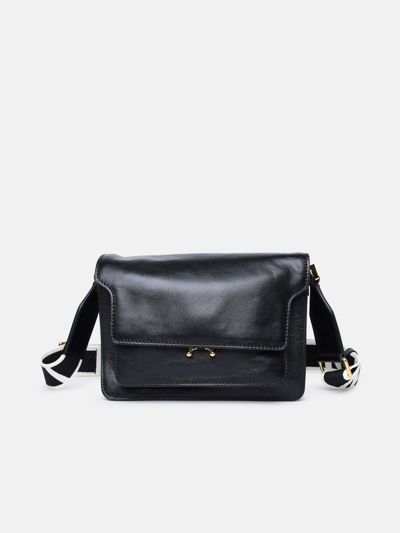 Shop Marni 'trunk Soft E/w' Black Cowhide Bag