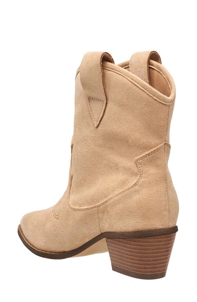 Shop French Connection Carrie Western Bootie In Taupe