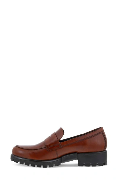 Shop Ecco Modtray Penny Loafer In Cognac Leather