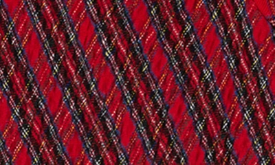 Rare Editions Kids' Yarn Dye Plaid Cotton Twill Dress In Red