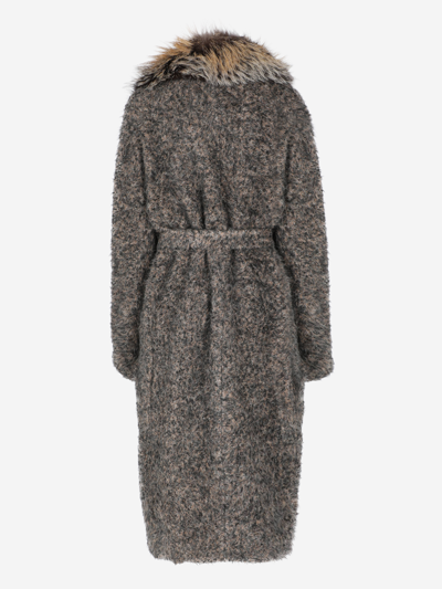 Pre-owned Max Mara Wool Single Breasted Coat In Grey