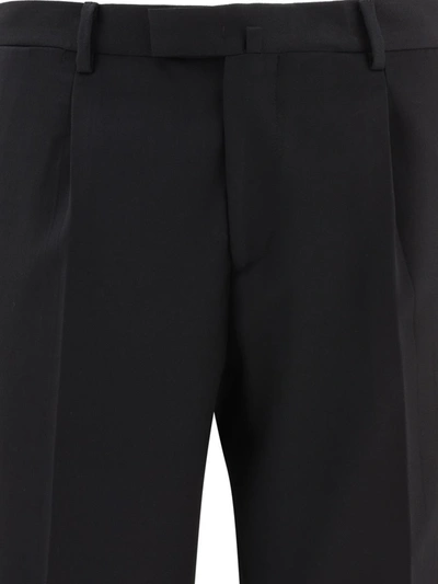 Shop Briglia 1949 Wool Trousers In Black