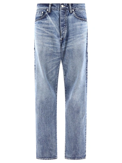 Shop Human Made Straight-leg Jeans In Blue