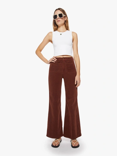 Shop Mother The Patch Pocket Roller Skimp Rum Russian Pants In Brown - Size 34 (also In 23,25,28,31,23,25,28,31)