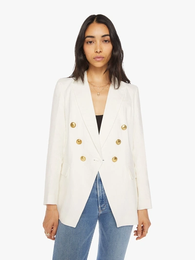 Shop Maria Cher Alisa Blazer In White - Size Medium