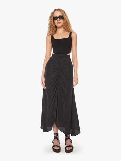 Shop Maria Cher Yasi Long Skirt In Black