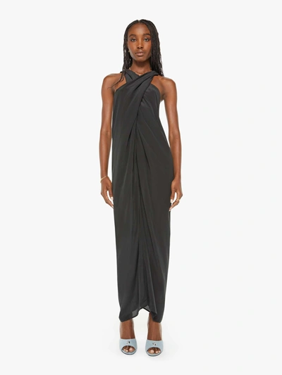 Shop Maria Cher Wiltia Long Dress In Black - Size X-large