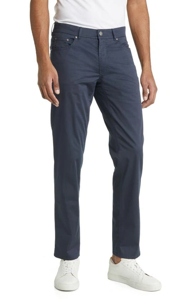 Shop Brax Cooper Microprint Ultralight Five-pocket Pants In Sea