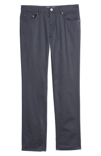 Brax Cooper Microprint Ultralight Five-pocket Pants In Sea