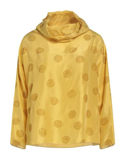 Shop Shirt C-zero Woman Top Yellow Size L Silk