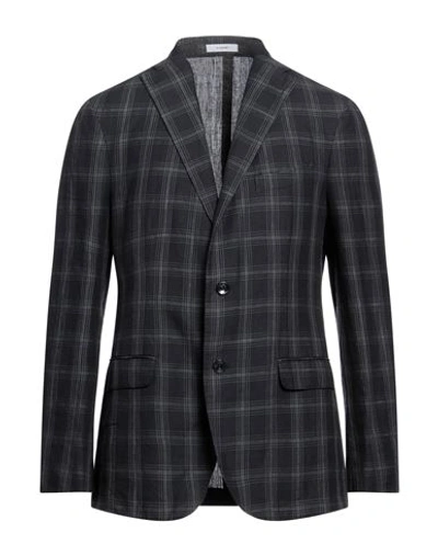 Boglioli Man Suit Jacket Navy Blue Size 38 Virgin Wool In Blue