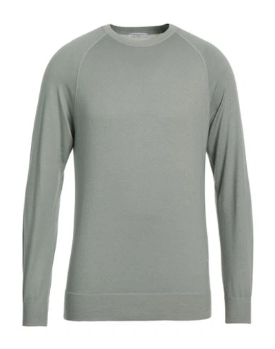 Shop Boglioli Man Sweater Sage Green Size M Cashmere