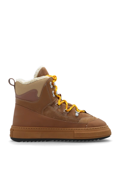 Shop Dsquared2 Brown ‘boogie' Snow Boots In New