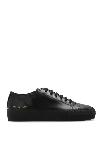 Shop Common Projects Black ‘tournament Low Super' Sneakers In New