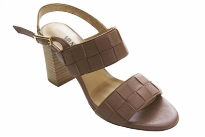 Shop Vaneli Bade Woven Heel Sandal In Viso Trapper In Brown